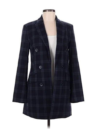 Pre-owned Vince Camuto Coat In Blue