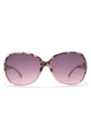 Vince Camuto Oval Vent Sunglasses In Oatmeal/ Rose