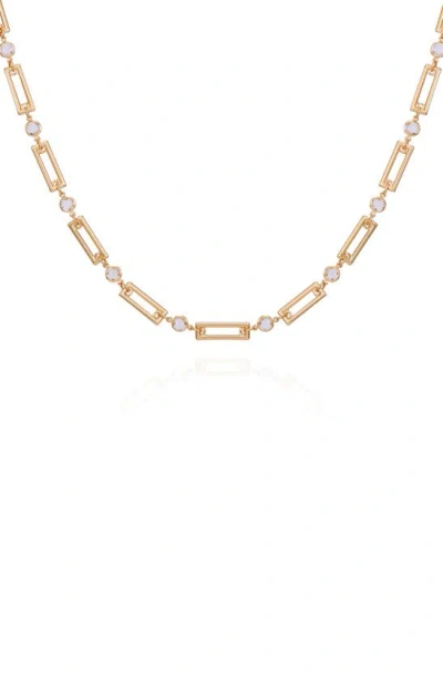 Vince Camuto Rectangle Link Necklace In Gold