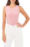 Vince Camuto Sleeveless Top In Pink Shadow