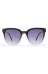 Vince Camuto Two-tone Square Sunglasses In Black/ Grey