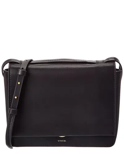 Vince Kiera Leather Crossbody In Black