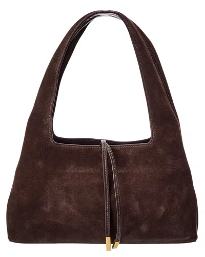 Vince Meadow Leather Shoulder In Brown