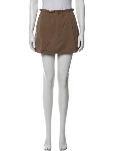 Pre-owned Vince Mini Skirt In Neutrals