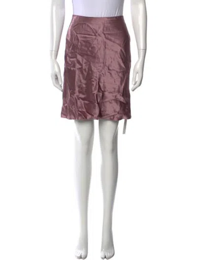 Pre-owned Vince Mini Skirt In Pink