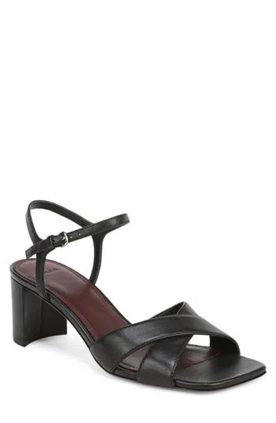 Vince Odetta Block Heel Sandal In Black
