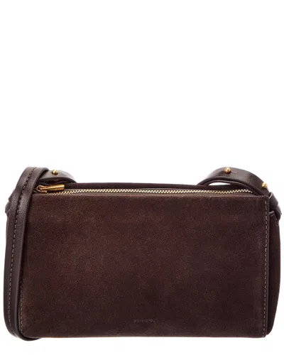 Vince Smyrna Leather Crossbody In Brown