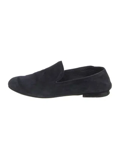 Pre-owned Vince Suede Loafers In Blue