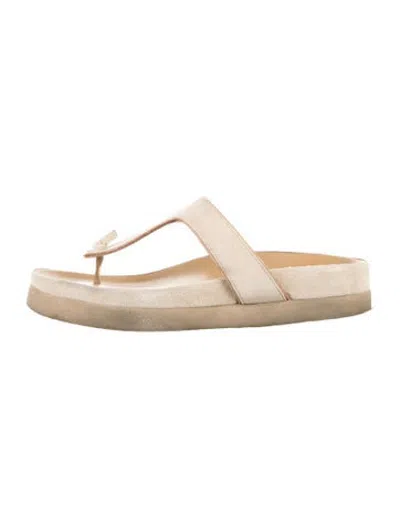 Pre-owned Vince Suede Pumps In Neutrals