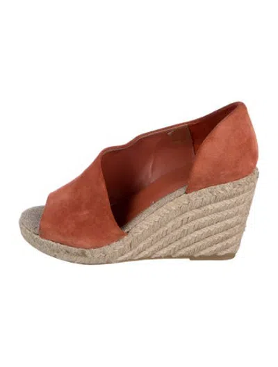 Pre-owned Vince Suede Pumps In Orange