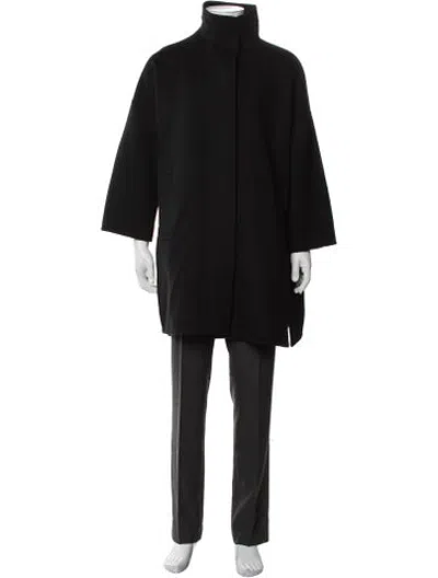 Pre-owned Vince Wool Coat In Black