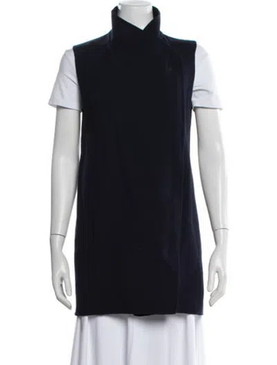 Pre-owned Vince Wool Vest In Black
