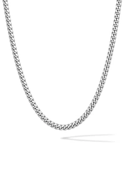 Vincero 5mm Curb Chain Necklace In Metallic