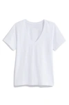 Vineyard Vines Clean Jersey V-neck T-shirt In White Cap