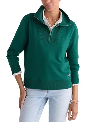 Vineyard Vines Dc Quarter Zip Sweatshirt In Green