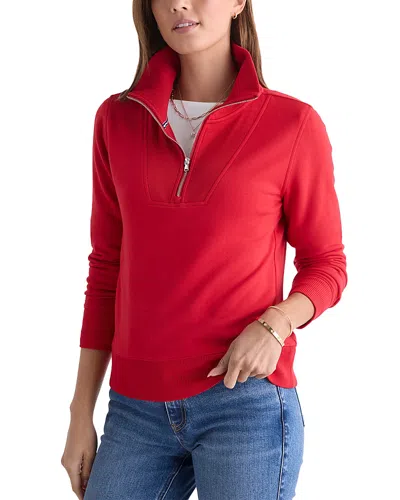 Vineyard Vines Dc Quarter Zip Sweatshirt In Red