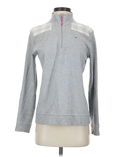 Pre-owned Vineyard Vines Fleece Jacket In Gray