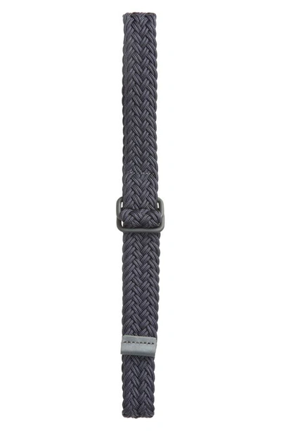 Vineyard Vines Kids' Braided Bungee Belt In Nautical Navy