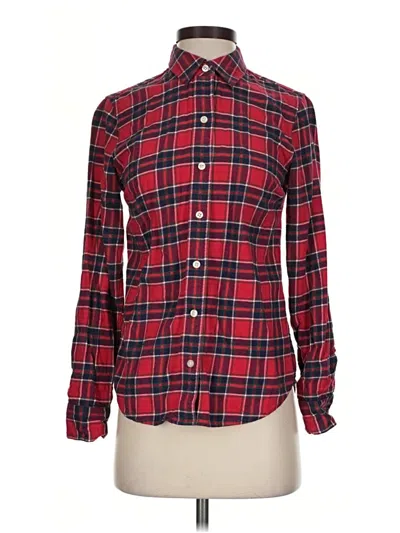 Pre-owned Vineyard Vines Long Sleeve Button Down Shirt In Red