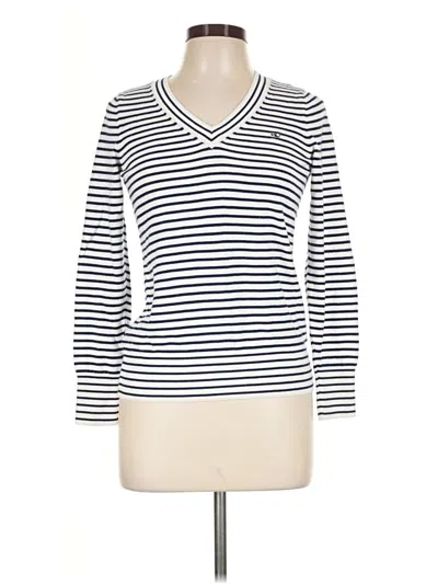 Pre-owned Vineyard Vines Long Sleeve Polo Shirt In Ivory