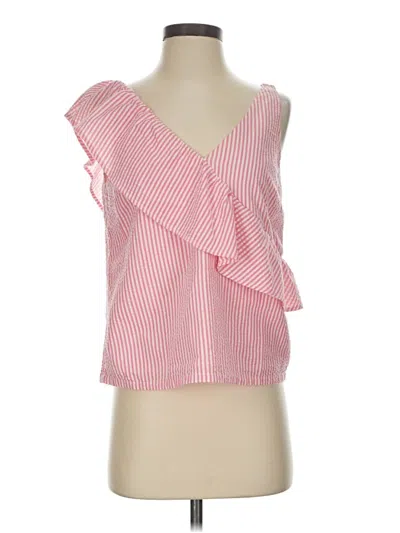 Pre-owned Vineyard Vines Sleeveless Blouse In Pink