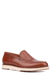 Vintage Foundry Griffith Moc Toe Loafer In Cognac