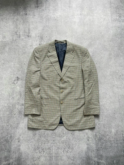 Pre-owned Vintage X Yves Saint Laurent Vintage Yves Saint Laurent Blazer Jacket 90's In Grey