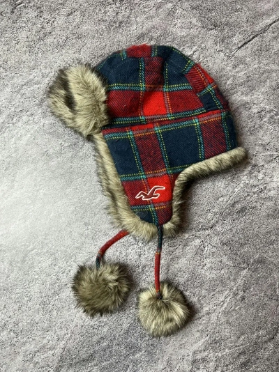 Pre-owned Vintage Y2k Cute Fuzzy Mohair Ushanka Trapper Japan Style Hat In Leopard