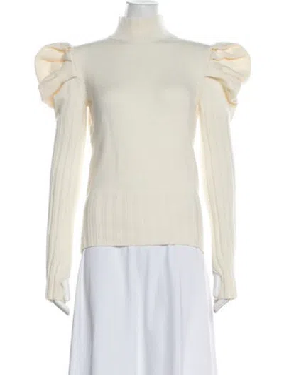 Pre-owned Violante Nessi Turtleneck Sweater In Neutrals/yellow
