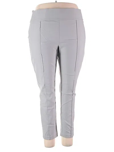 Pre-owned Violets & Roses Casual Pants In Gray