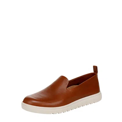 Vionic Uptown Willa Loafer Tan / White J3220l1200 Women's In Brown