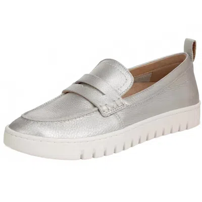 Vionic Women's Uptown Slip-on Loafer Moc Casual Shoes In Silver