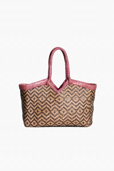 Vipera Women's Crudelia Tote Bag In Pink/natural/olive In Multi