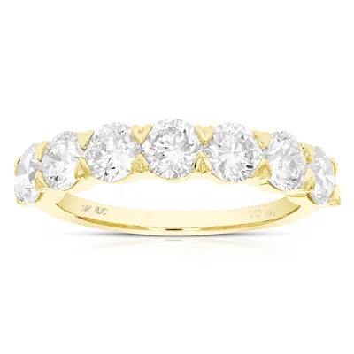 Vir Jewels 2 Cttw Lab Grown Diamond Wedding Band In 14k Yellow Gold For Women