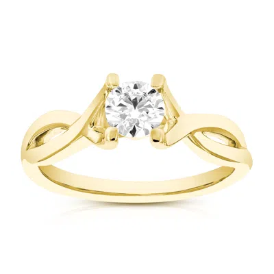 Vir Jewels 4 Cttw Lab Grown Diamond Engagement Solitaire Ring In 14k Yellow Gold For Women