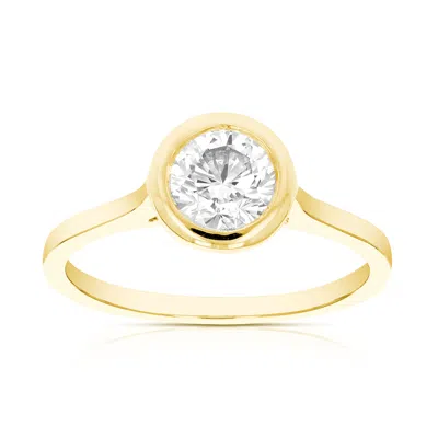 Vir Jewels 4 Cttw Lab Grown Diamond Engagement Solitaire Ring In 14k Yellow Gold For Women