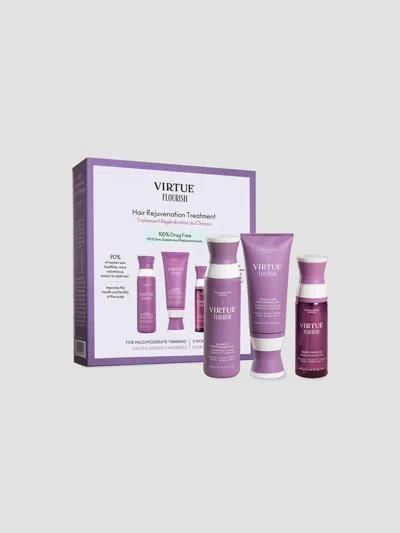 Virtue Women's Flourish Hair Rejuvenation 3-piece Treatment Set