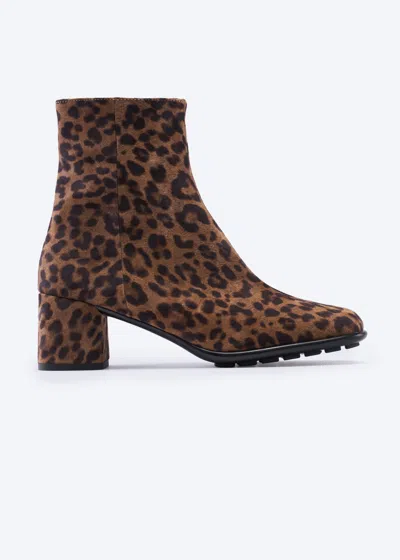 Viscata Bergamo Suede Boots In Animal Print