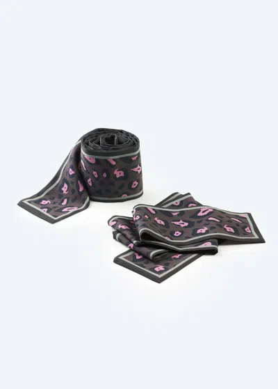 Viscata Caleta Ankle Laces In Leopard Blue