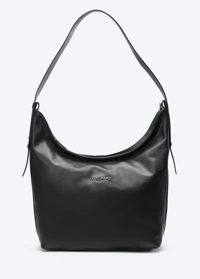 Viscata Cyprien Leather Crossed Body Handbag In Blue