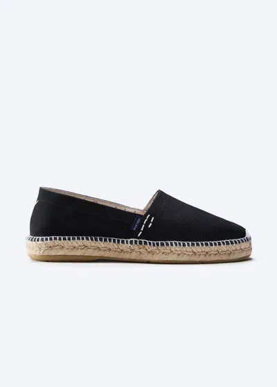 Viscata Llafranc Canvas Espadrille Flats In Black