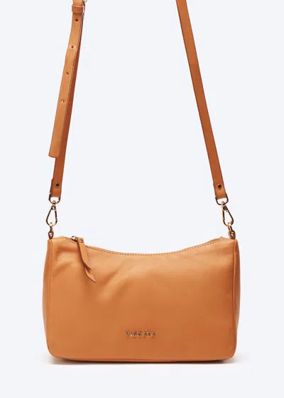 Viscata Nice Leather Crossbody Handbag In Brown