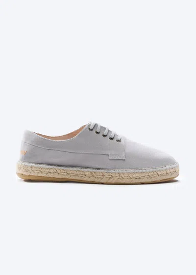 Viscata Pol Canvas Men's Espadrilles In Ash Grey