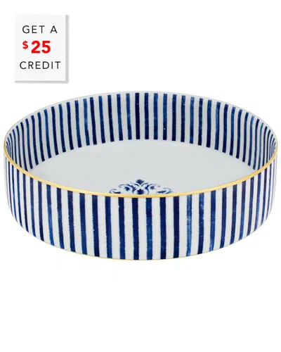 Vista Alegre Transatlantica Large Salad Bowl With $20 Credit In Multi