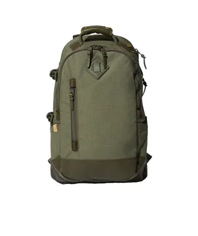 Visvim Canvas Backpack In Green