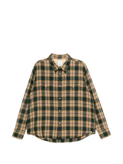 Visvim Meridian Check Flannel Shirt In Multi