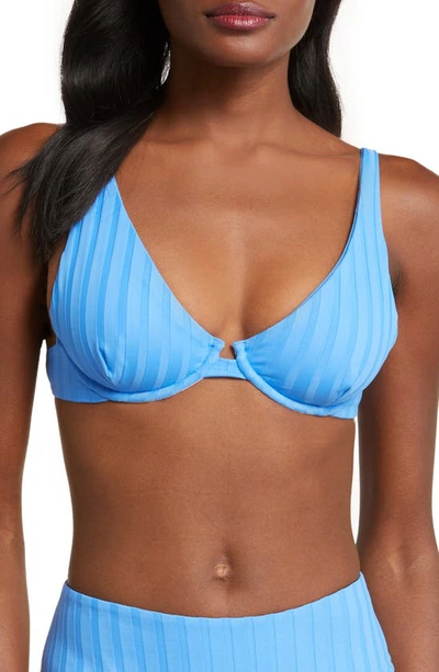 Vitamin A Rossi Underwire Bikini Top In Dbu