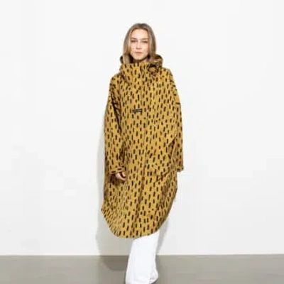 Vivi Mari Mustard Black Drops Raincoat