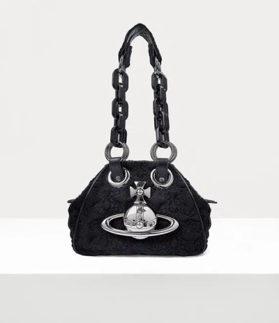 Vivienne Westwood Archive Chain Handbag In Black
