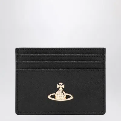 Vivienne Westwood Black Orb Card Holder